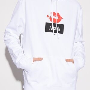 All Saints White Graphic Men's Sweater